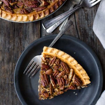 slice of pecan pie