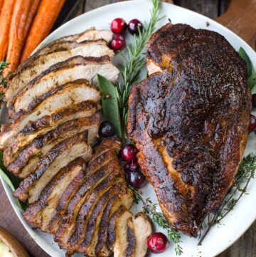 Grilled Turkey Breast with Cajun Seasoning.