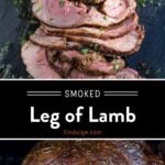 Smoked Leg of Lamb Pinterest Pin