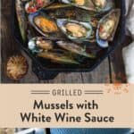 Grilled Mussels Pinterest Pin