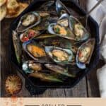 Grilled Mussels Pinterest Pin