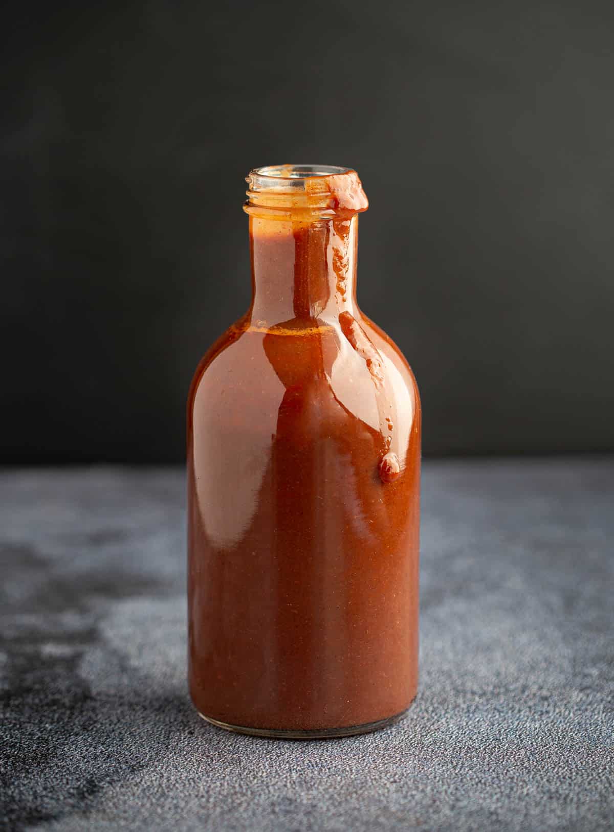 A bottle of Pinot Noir BBQ Sauce