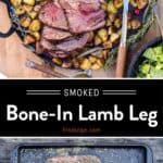 Smoked Bone-In Leg of Lamb Pin
