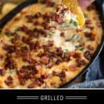 Grilled Jalapeño Popper Dip Pinterest Pin