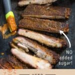 keto smoked ribs pinterest pin