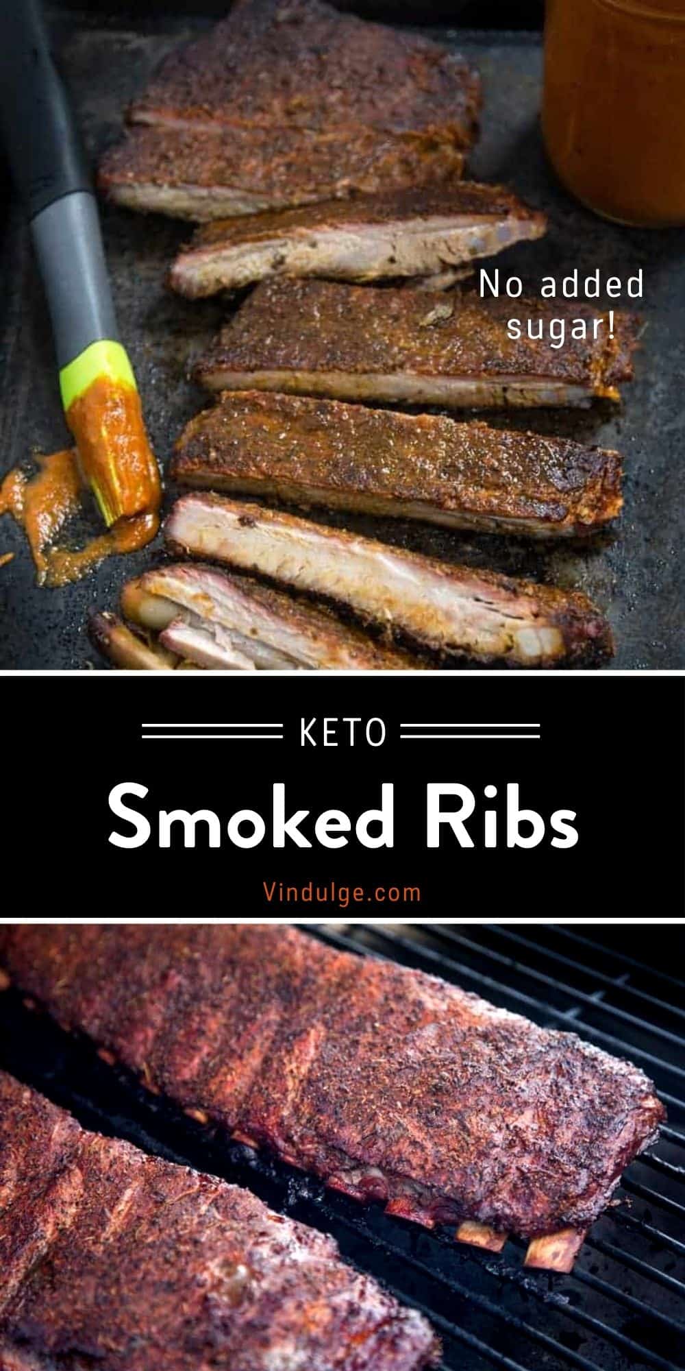Keto Ribs on the Smoker (sugar free smoked ribs) Vindulge