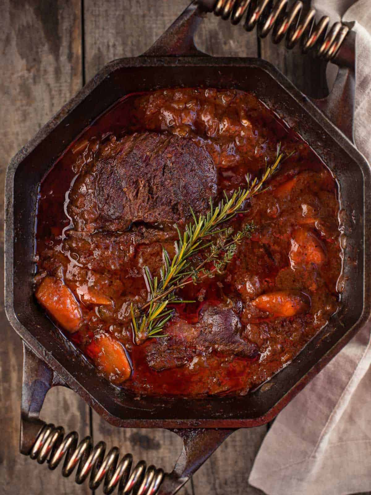 smoked chuck roast stew