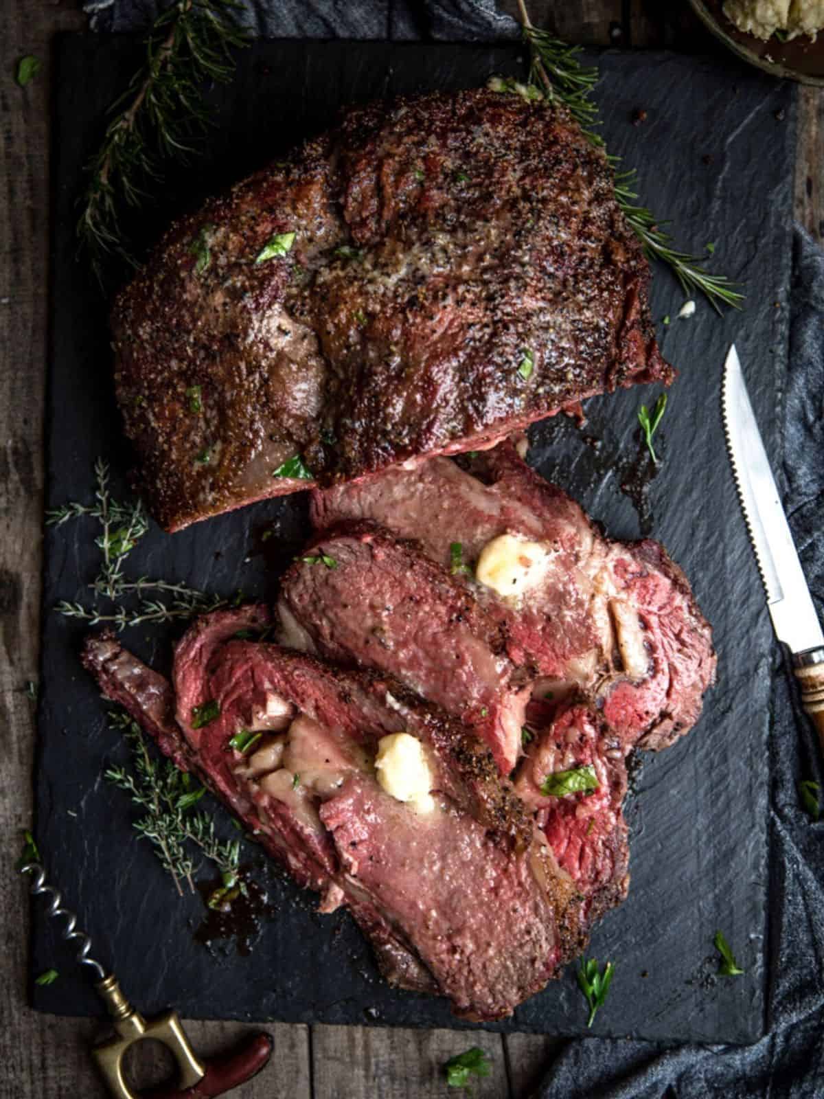 Horse radish prime rib