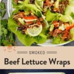 Taco Lettuce Wraps Pinterest Pin