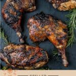 Grilled Balsamic Glazed Chicken Pinterest Pin