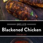 Blackened Chicken Pinterest Pin