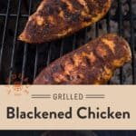 Blackened Chicken Pinterest Pin