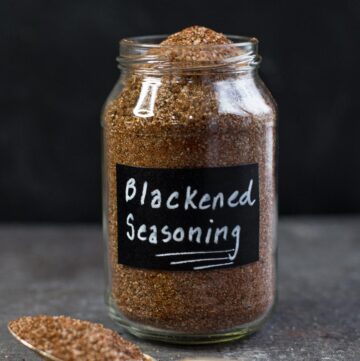 jar of blackened seasoning