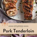 Stuffed Pork Tenderloin Pinterest Pin