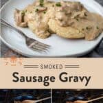 Smoked Sausage Gravy Pinterest Pin