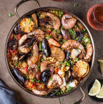 Grilled Seafood Paella