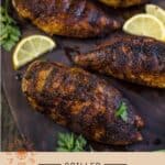 Blackened Chicken Pinterest Pin