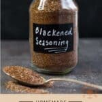 Blackened Seasoning Pinterest Pin