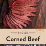 Smoked Corned Beef Pinterest Pin