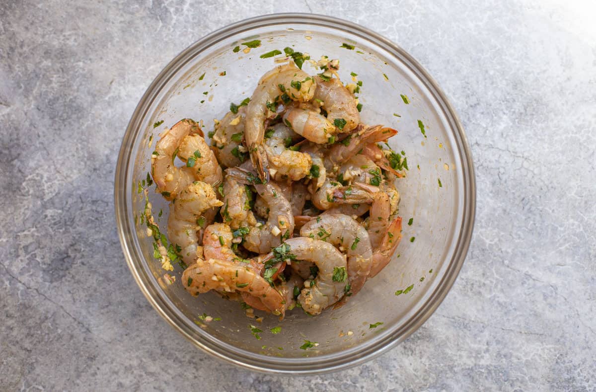 Grilled Shrimp with Garlic Wine Butter Sauce - Vindulge