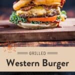 Western Burger Pinterest Pin