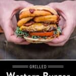 Western Burger Pinterest Pin