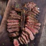 Sliced Porterhouse Steak