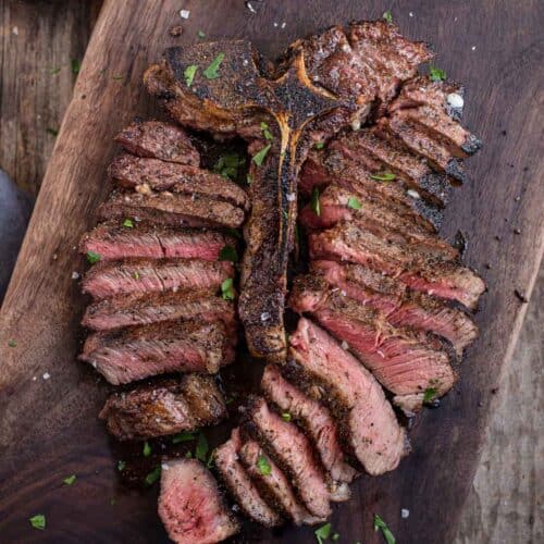 Porterhouse steak discount cast iron
