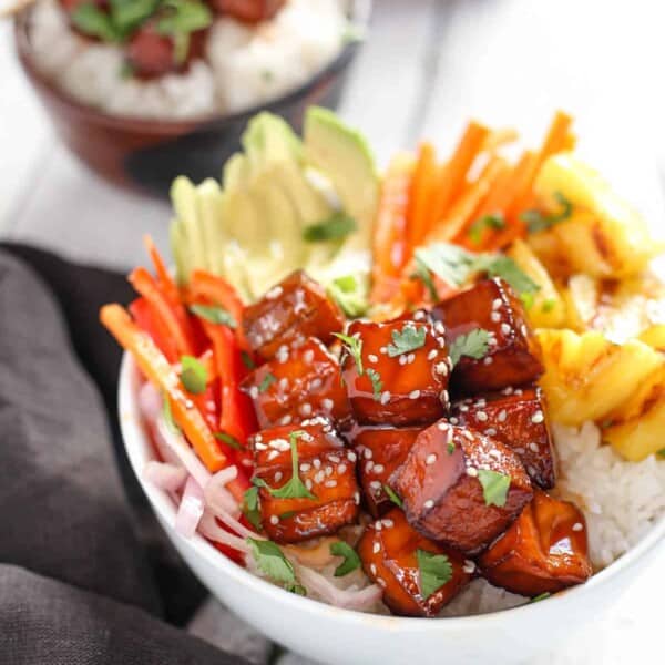 bbq tofu bowl