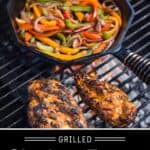 Grilled Chicken Fajitas pin