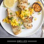 Grilled Halibut Pin