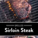 Grilled Sirloin Steak pin