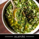 Jalapeno Chimichurri Sauce Pin