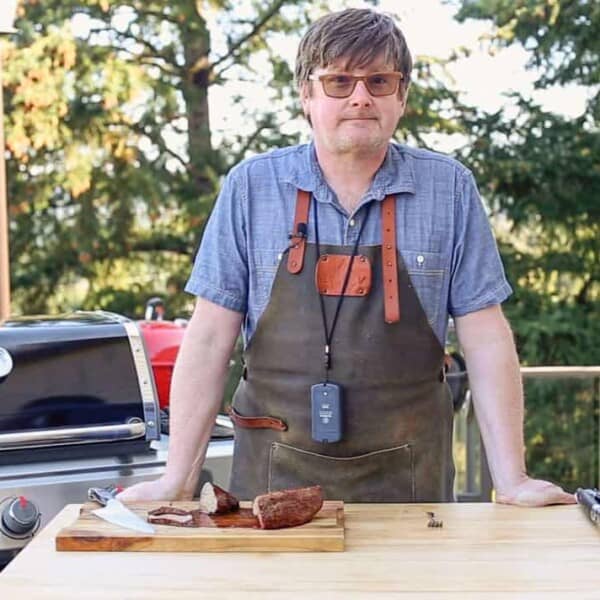 sean teaching how to smoke on a gas grill