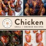 Smoked and Grilled Chicken Recipes Pin