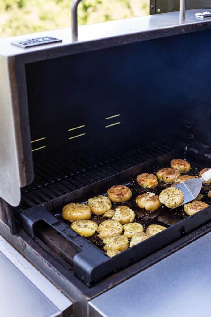 cooking smashed potatoes