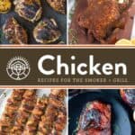 Smoked and Grilled Chicken Recipes Pin