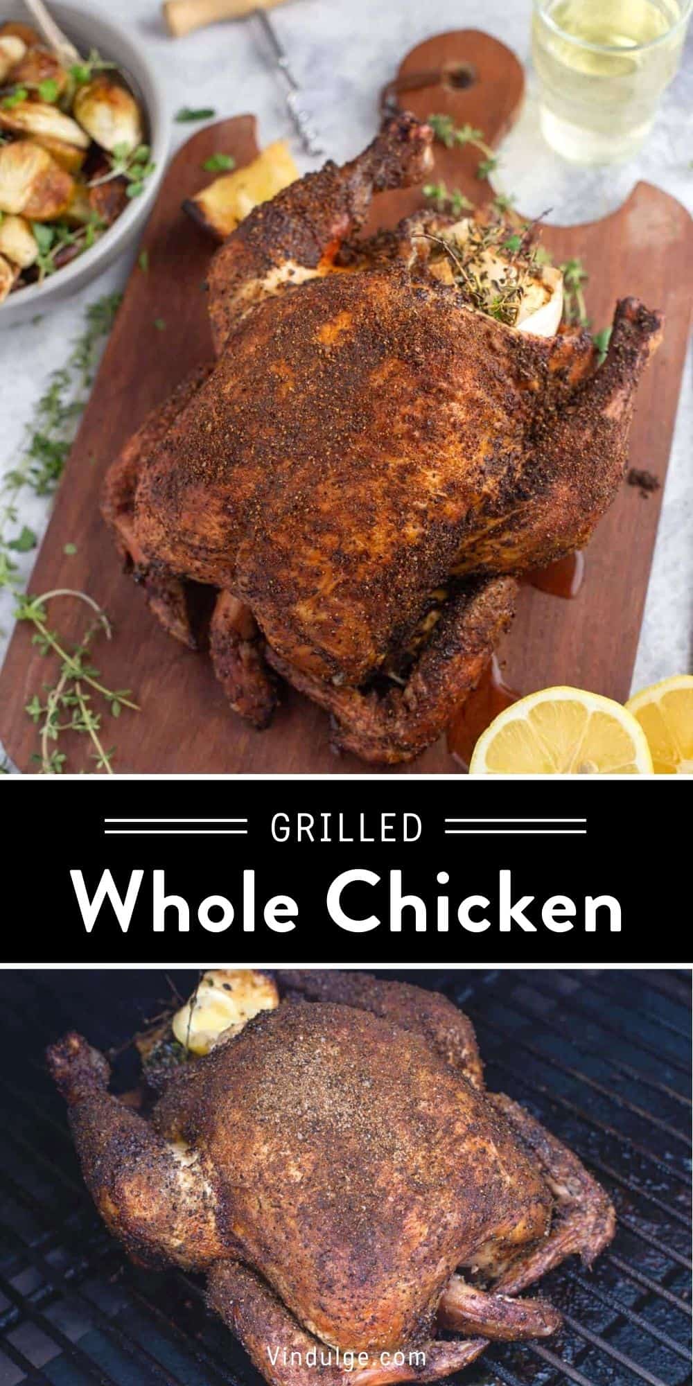 Pellet Grill Whole Chicken Roast - Vindulge