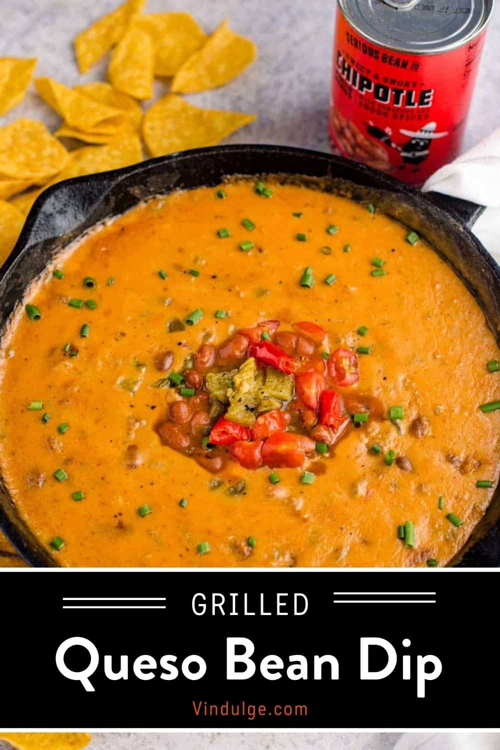 Sausage and Queso Bean Dip Vindulge