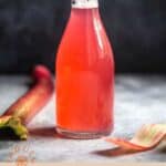 Rhubarb Simple Syrup Pin