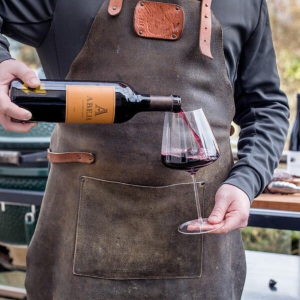 pouring cabernet franc