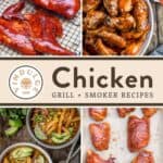 smoked chicken round up pin