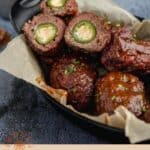 Smoked Ground Beef Armadillo Eggs Pin