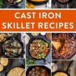 Cast Iron Skillet Recipes Pin