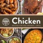 smoked chicken round up pin