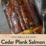 Grilled Cedar Plank Salmon