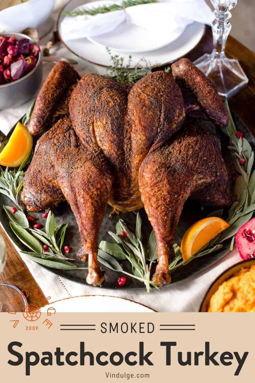 Spatchcock Smoked Turkey pin