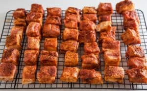 Smoked Pork Belly Burnt Ends Recipe - Vindulge