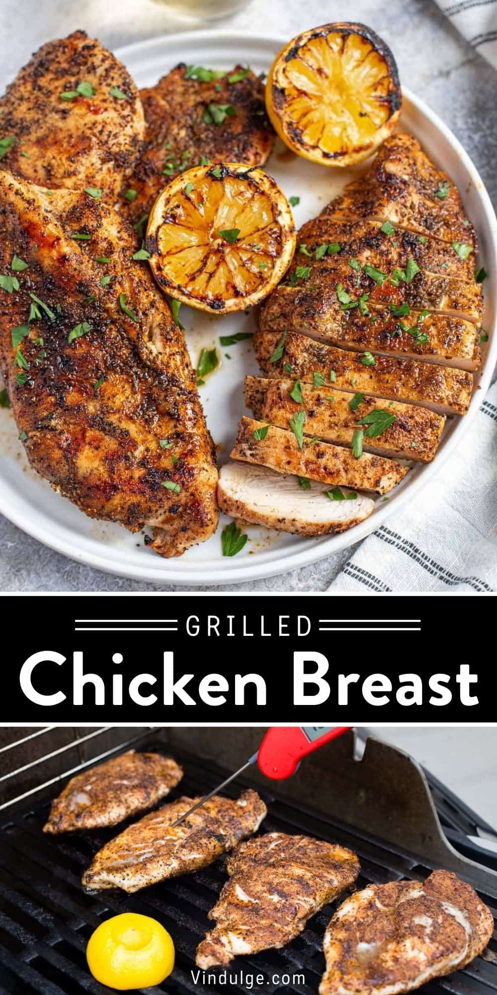 Savory Grilled Boneless Skinless Chicken Breast - Vindulge