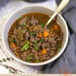 Smoked Sausage and Lentil Soup